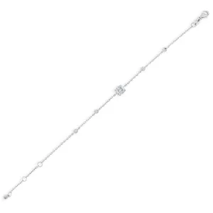 Isla Crystal Sterling Silver Bracelet