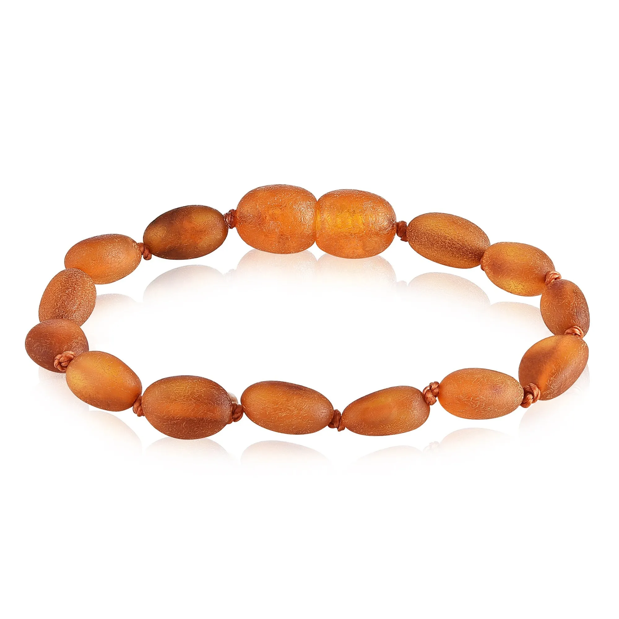 Kids | Raw Cognac Bean Baltic Amber Bracelet