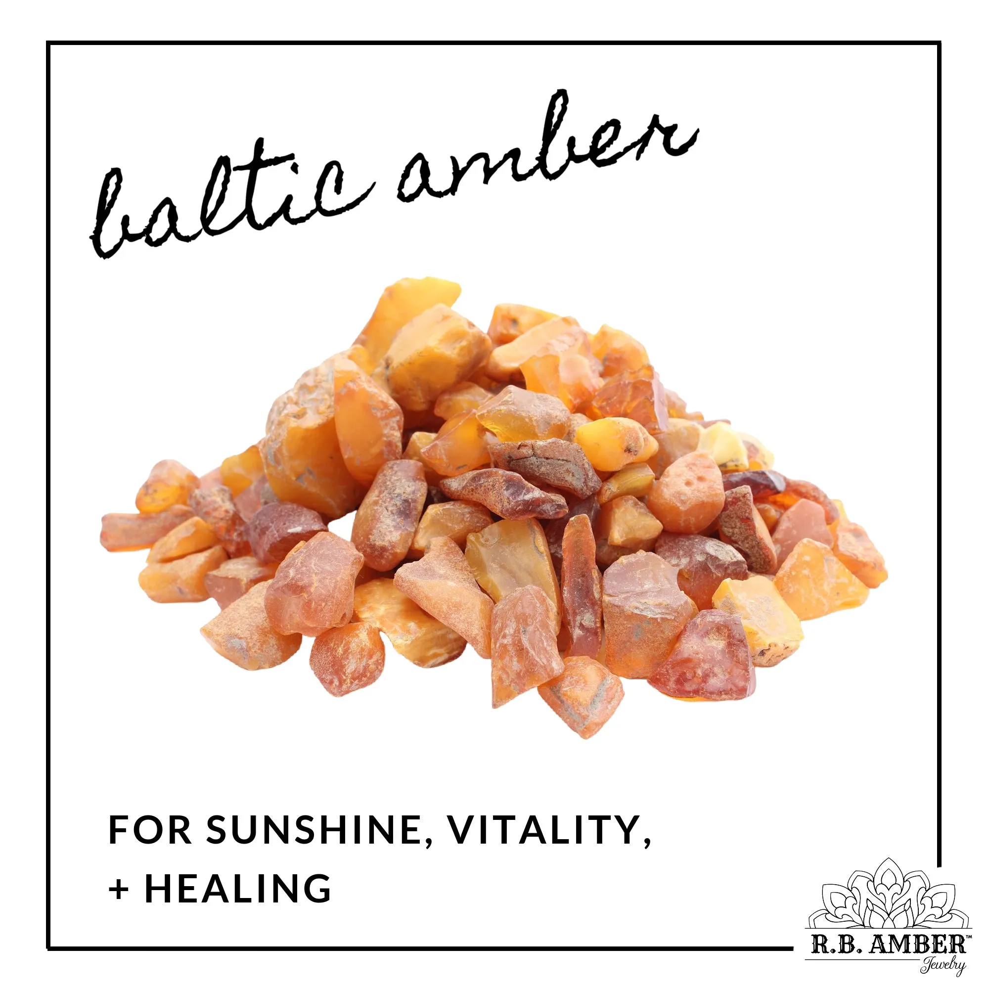 Kids | Raw Cognac Bean Baltic Amber Necklace