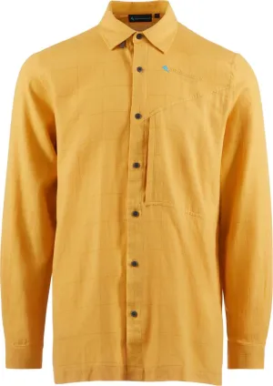 Klättermusen Men&#x27;s Helheim Long Sleeve Shirt Amber Gold | Buy Klättermusen Men&#x27;s Helheim Long Sleeve Shirt Amber Gold here | Outnorth