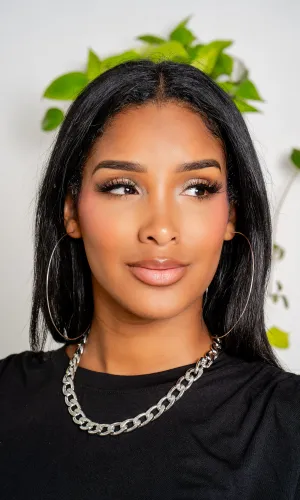 Lightweight Oversized Hoops Earrings - Silver
