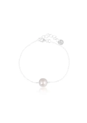 Lola Knight - Christie Pearl Bridal Bracelet - Silver