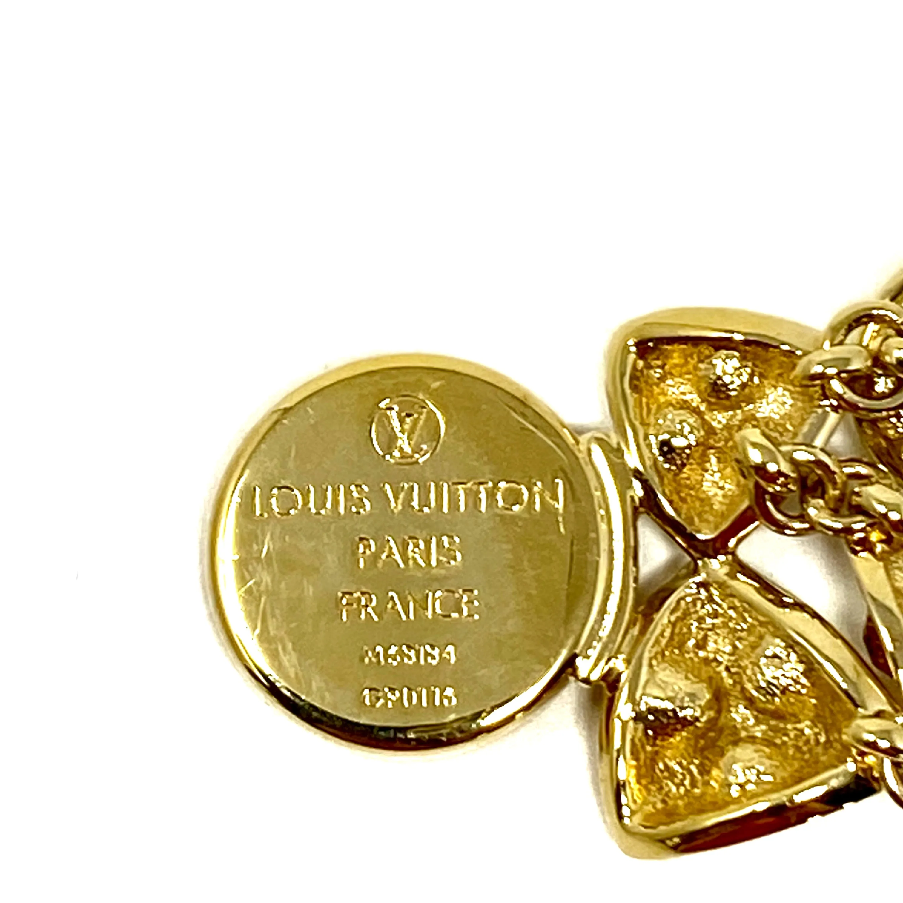 Louis Vuitton M68184 Trunkies Accumulation Bracelet in Gold