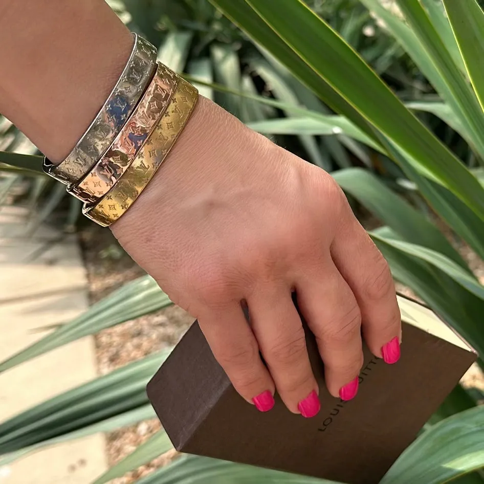 LOUIS VUITTON Nanogram Cuff