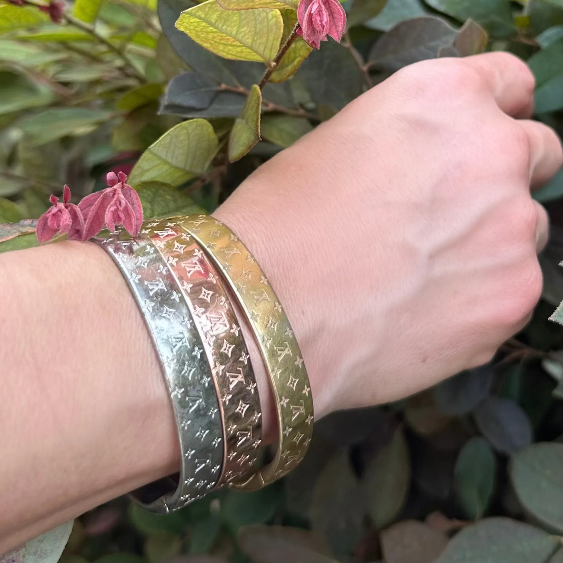 LOUIS VUITTON Nanogram Cuff