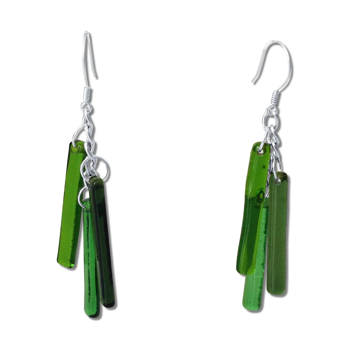 LTRAC Glass Earrings - Purple