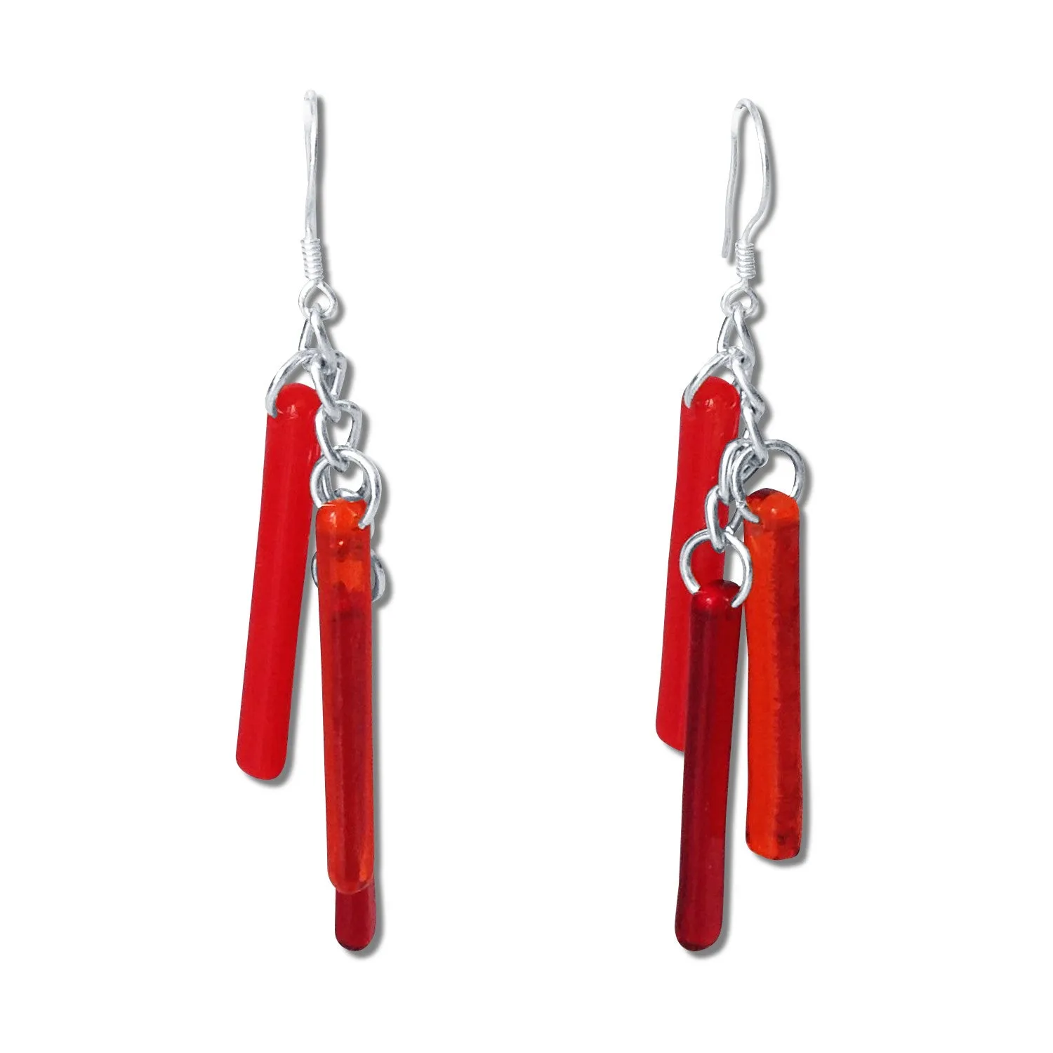 LTRAC Glass Earrings - Purple