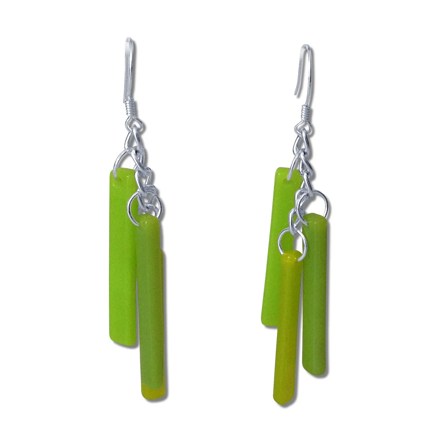 LTRAC Glass Earrings - Purple