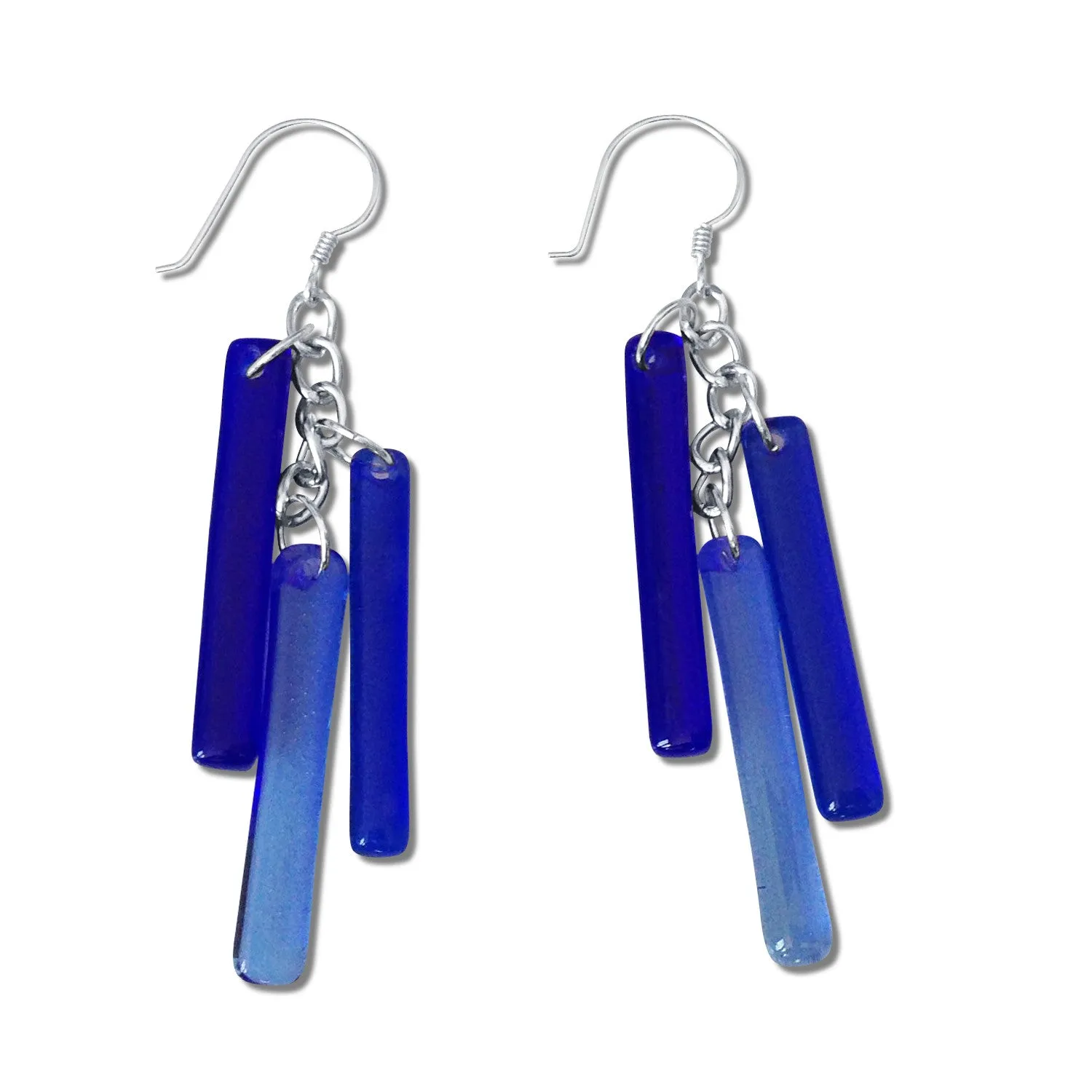 LTRAC Glass Earrings - Purple
