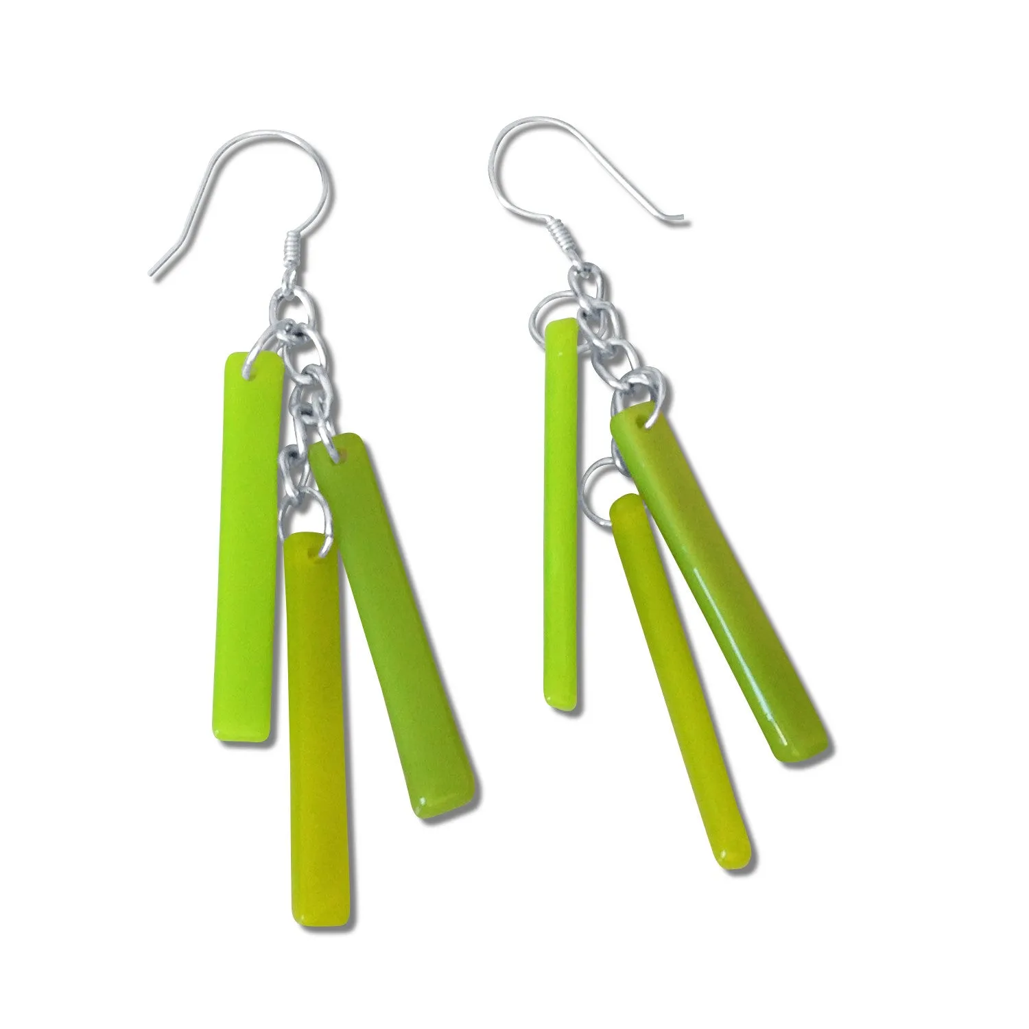 LTRAC Glass Earrings - Purple
