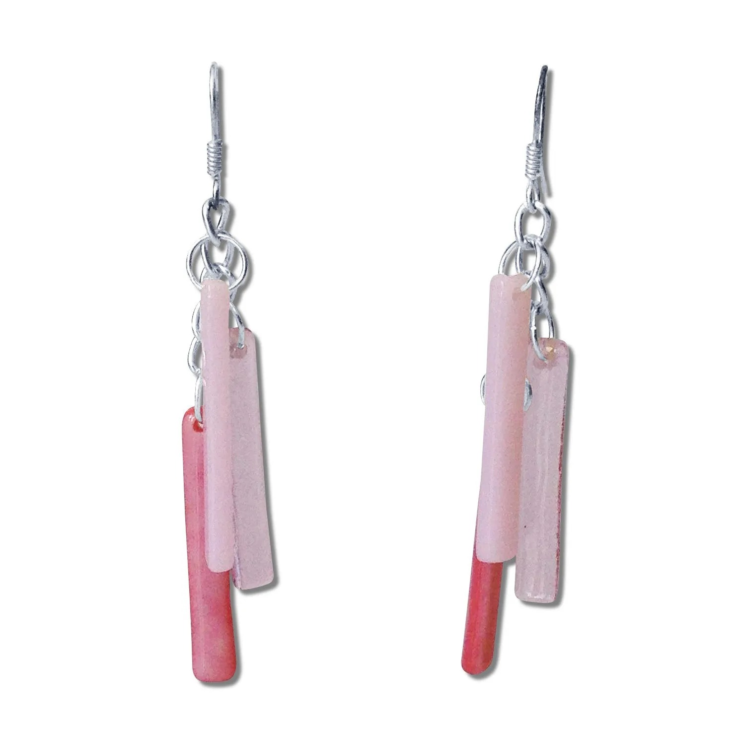 LTRAC Glass Earrings - Purple