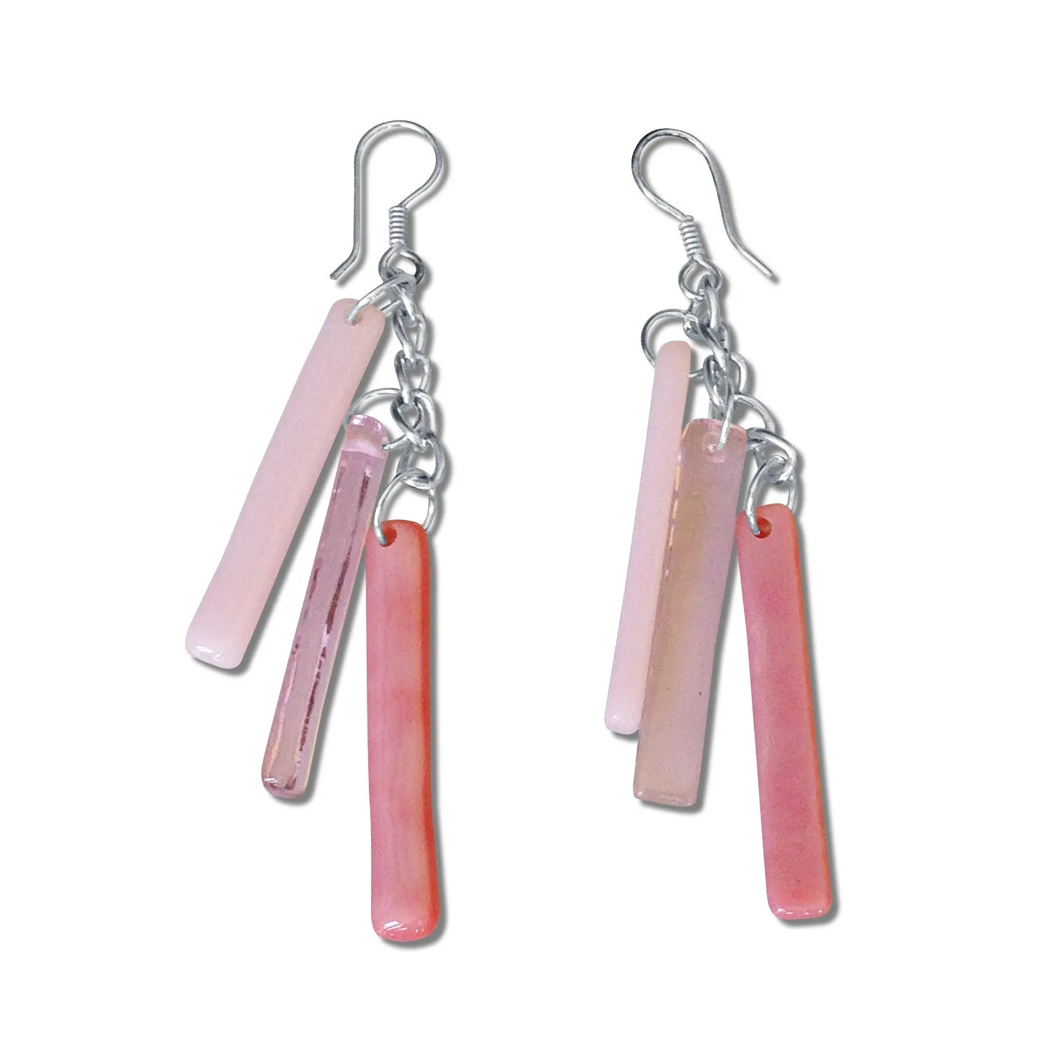 LTRAC Glass Earrings - Purple