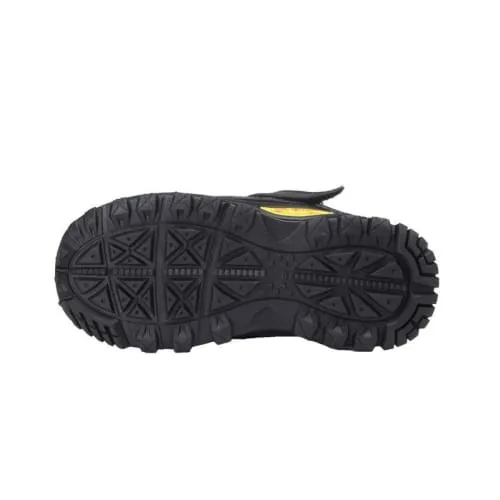 Mt. Emey 3305-1H Black - Children Straight Last Athletic Boots with Elastic Laces
