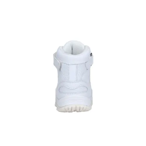 Mt. Emey 3305-3H White - Children Straight Last Athletic Boots with Elastic Laces
