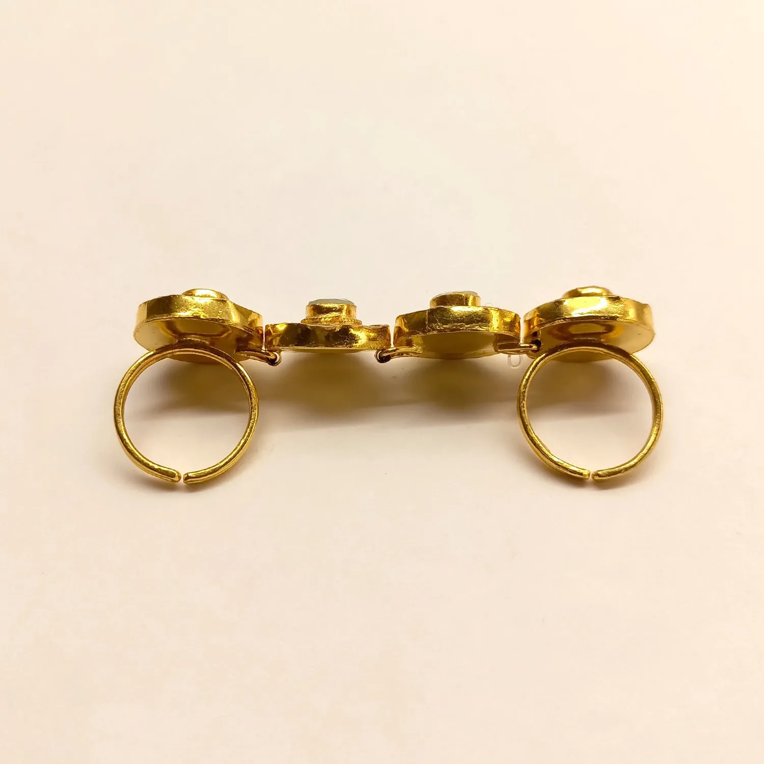 Namrata Four Finger Kundan Ring