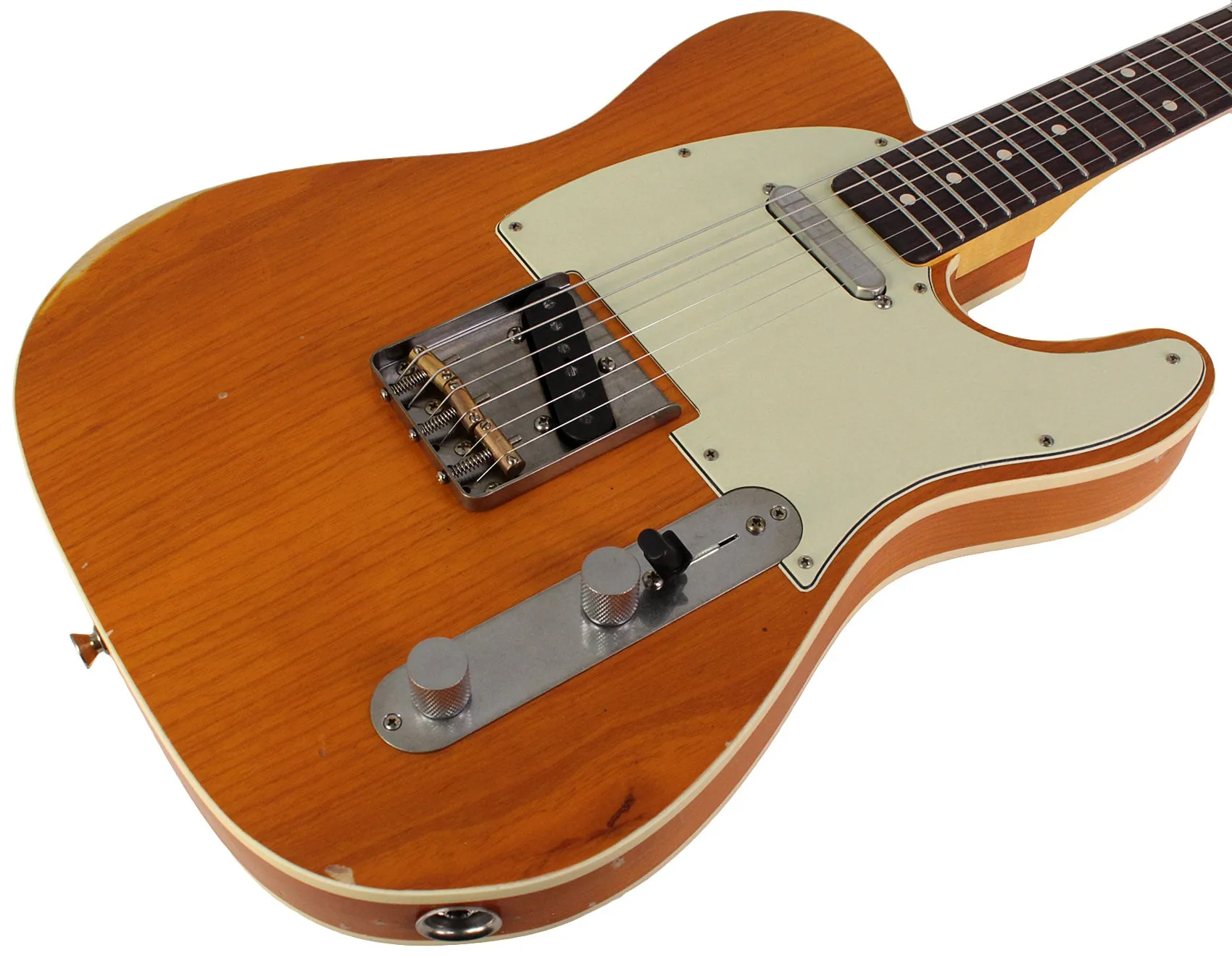 Nash T63DB Guitar, Double Bound, Amber Ash, Light Aging
