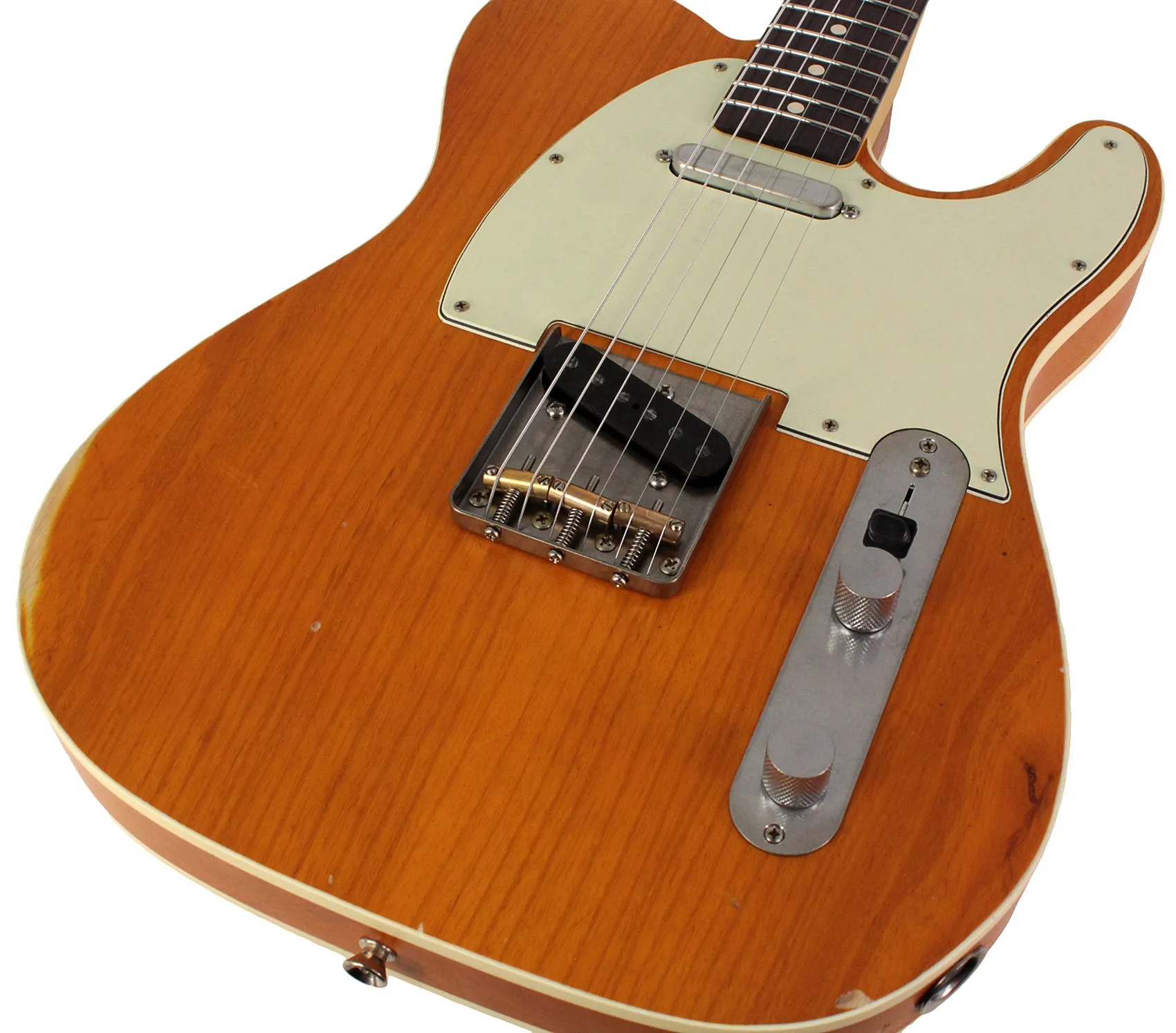 Nash T63DB Guitar, Double Bound, Amber Ash, Light Aging