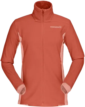 Norrøna Women&#x27;s Falketind Warm1 Jacket Orange Alert/Peach Amber | Buy Norrøna Women&#x27;s Falketind Warm1 Jacket Orange Alert/Peach Amber here | Outnorth