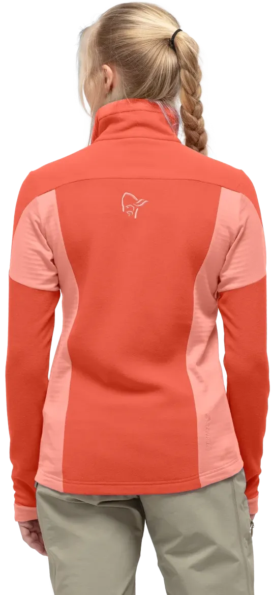 Norrøna Women&#x27;s Falketind Warm1 Jacket Orange Alert/Peach Amber | Buy Norrøna Women&#x27;s Falketind Warm1 Jacket Orange Alert/Peach Amber here | Outnorth