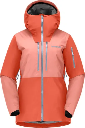 Norrøna Women&#x27;s Lofoten Gore-tex Thermo100 Jacket Orange Alert/Peach Amber | Buy Norrøna Women&#x27;s Lofoten Gore-tex Thermo100 Jacket Orange Alert/Peach Amber here | Outnorth