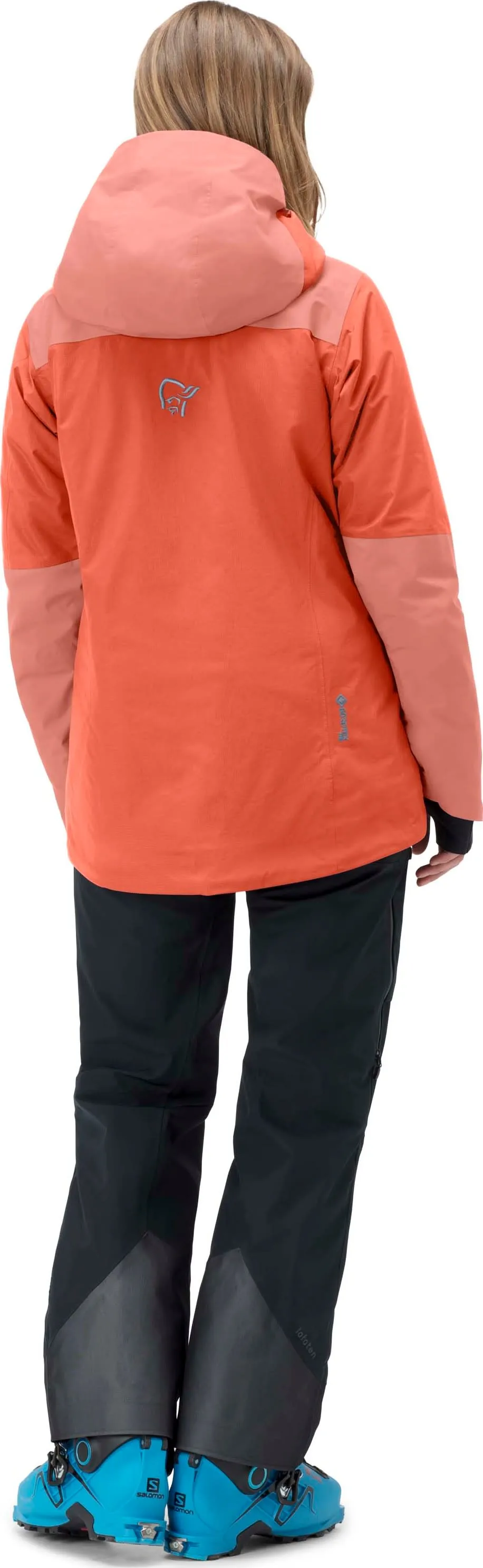 Norrøna Women&#x27;s Lofoten Gore-tex Thermo100 Jacket Orange Alert/Peach Amber | Buy Norrøna Women&#x27;s Lofoten Gore-tex Thermo100 Jacket Orange Alert/Peach Amber here | Outnorth