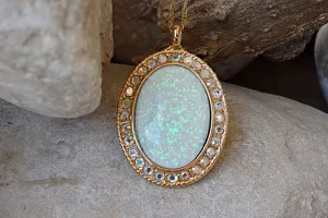 Opal  Necklace