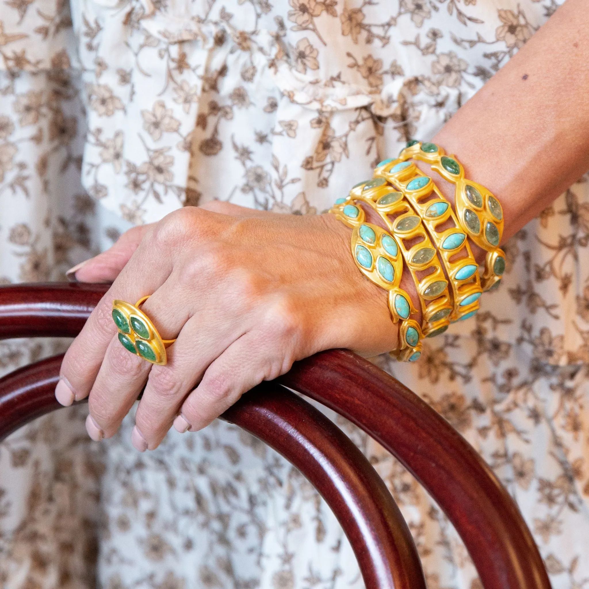 Primrose Cuff - Turquoise