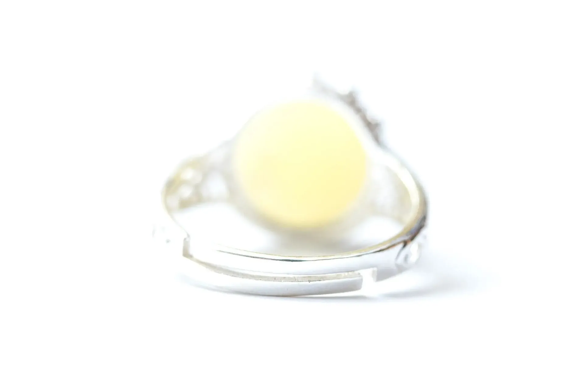 Princess Crown Butterscotch Amber Ring - Beautifully Crafted Jewelry