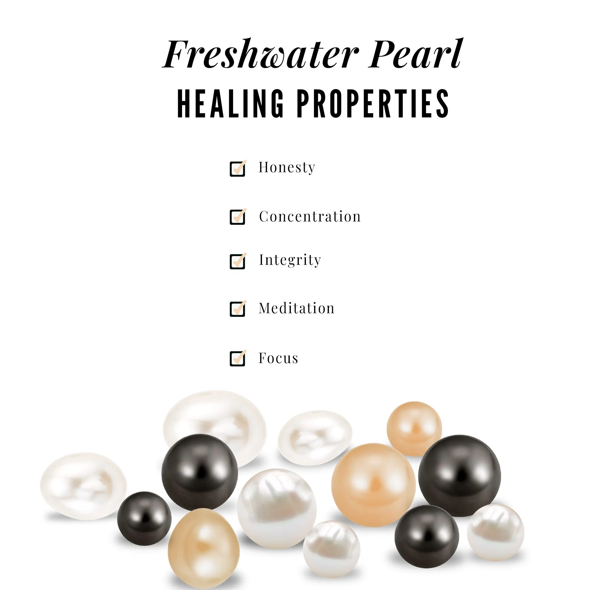 Round Freshwater Pearl Three Stone Cartilage Earring