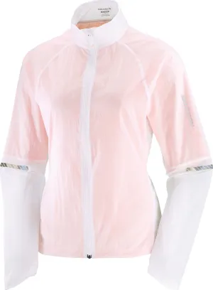 Salomon Women&#x27;s Sense Flow Jacket White/Peach Amber | Buy Salomon Women&#x27;s Sense Flow Jacket White/Peach Amber here | Outnorth