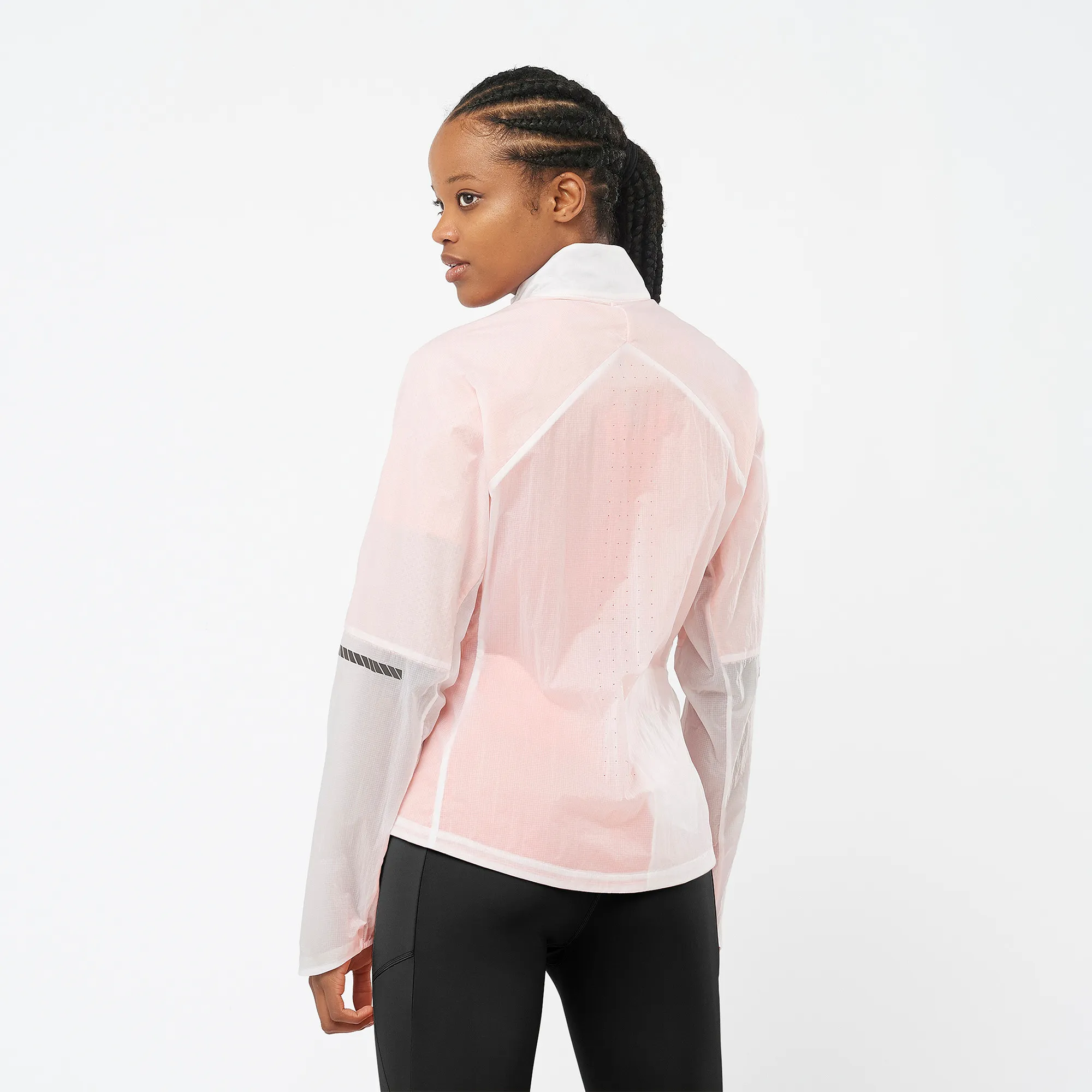 Salomon Women&#x27;s Sense Flow Jacket White/Peach Amber | Buy Salomon Women&#x27;s Sense Flow Jacket White/Peach Amber here | Outnorth