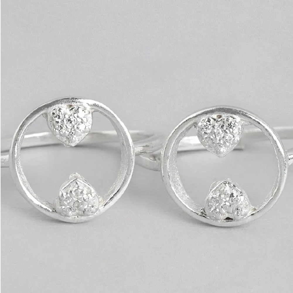 Silver Circle Of Life Toe ring