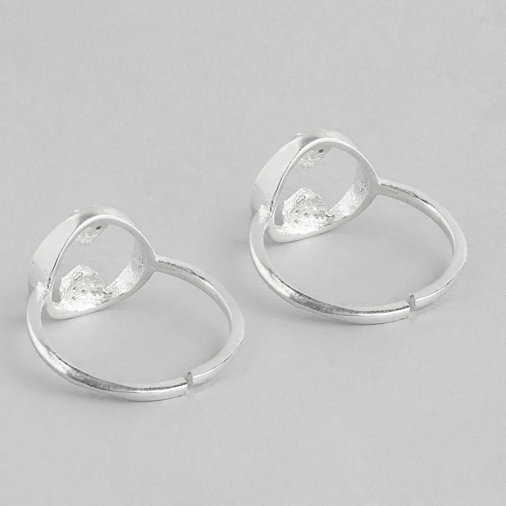 Silver Circle Of Life Toe ring