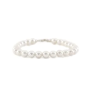Silver Pearl Bracelet