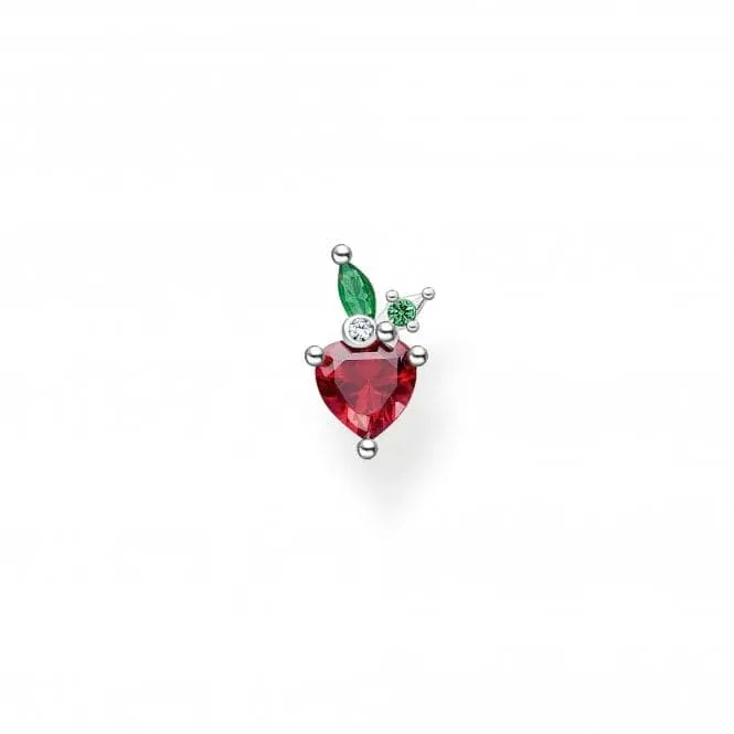 Silver Strawberry Single Ear Stud H2193-699-7