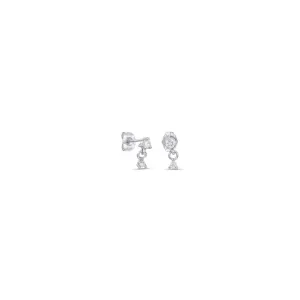 Small Dangle Diamond Earrings