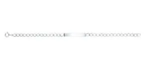 Sterling Silver ID Bracelet size 6.25