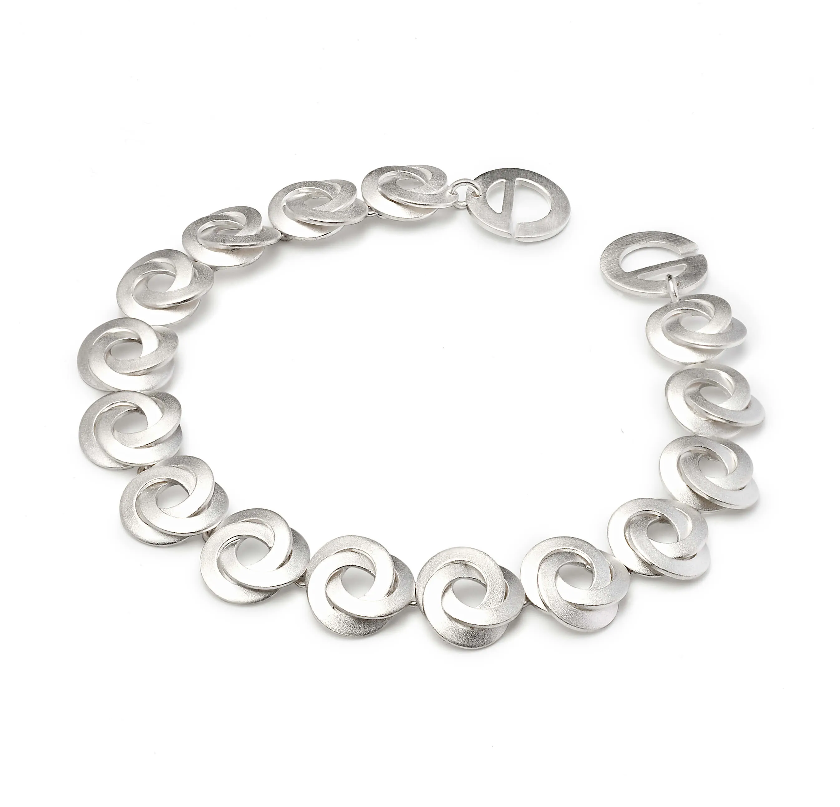 Sterling Silver Knotted-up Bracelet