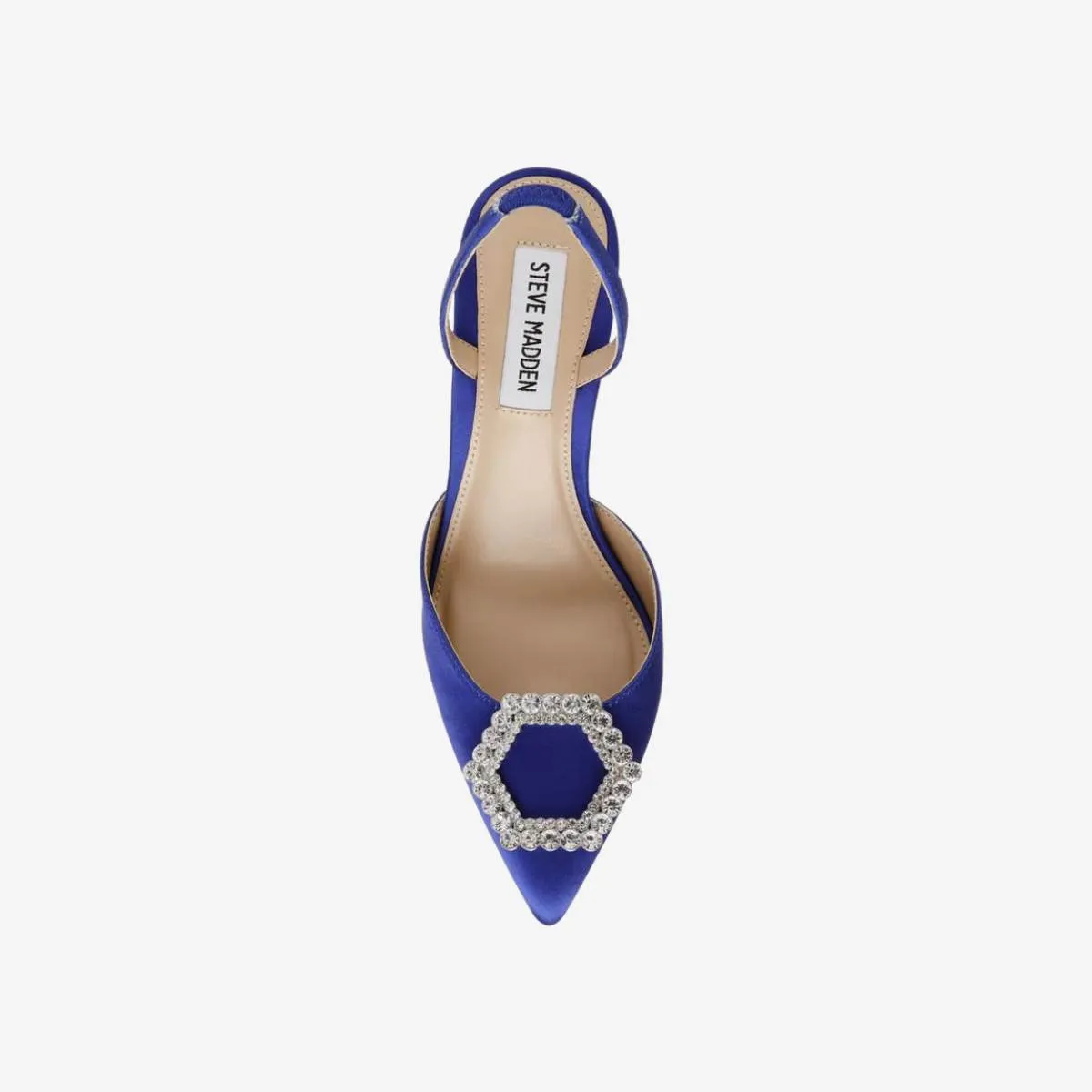 Steve Madden Lucent Pensko Blue Satin Pensko W