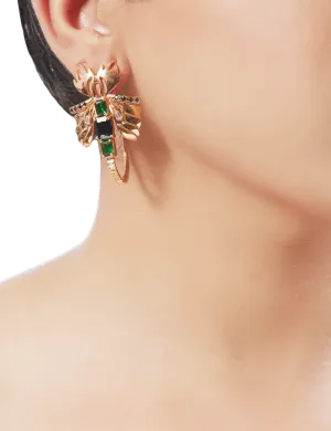 Sylphina Hoop Stud Earrings