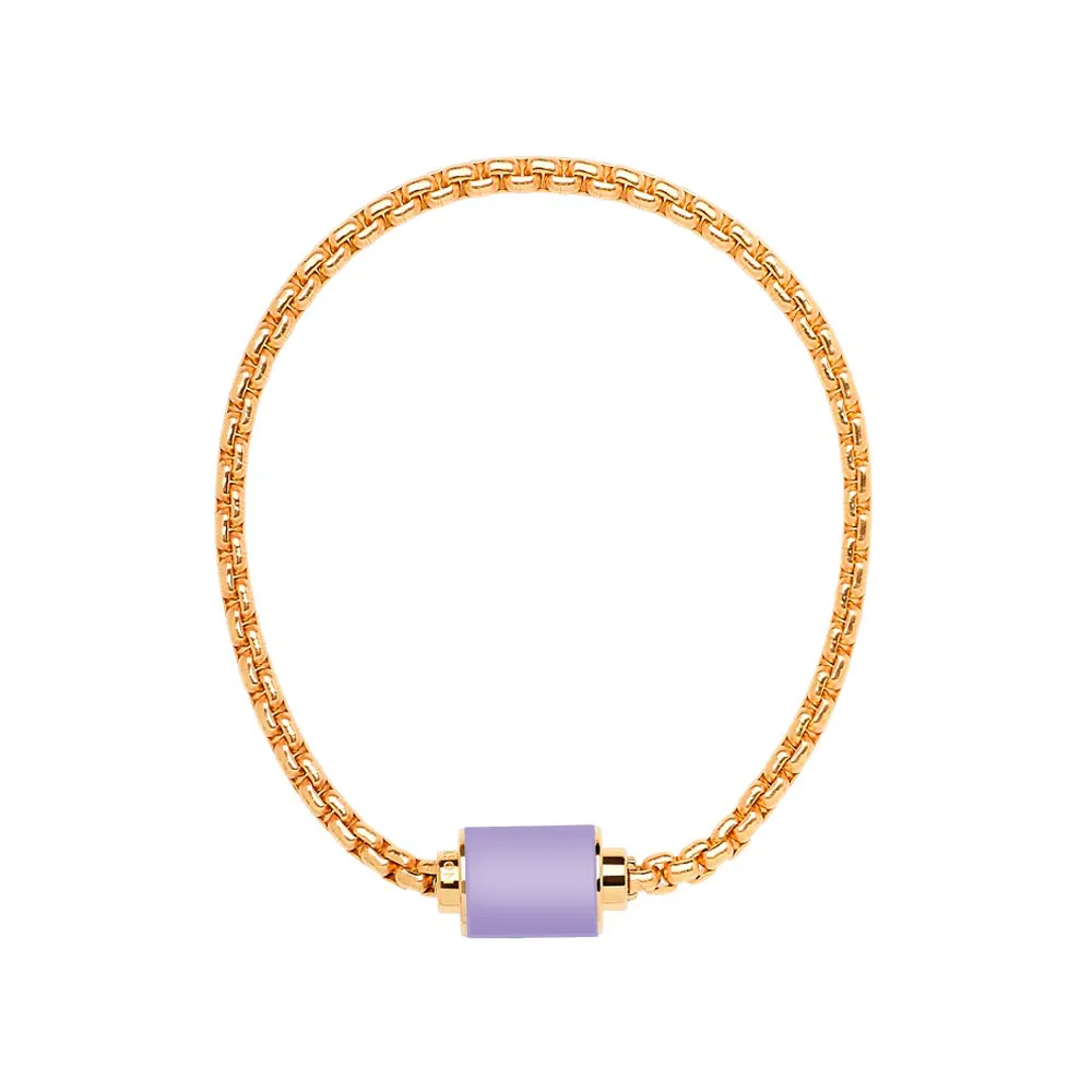 THALASSA YELLOW GOLD LAVENDER CHIP MAGNET