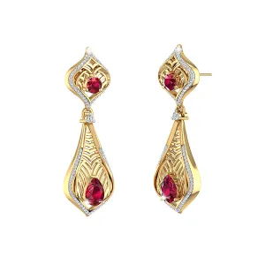 THE RUBY REGALIA EARRINGS