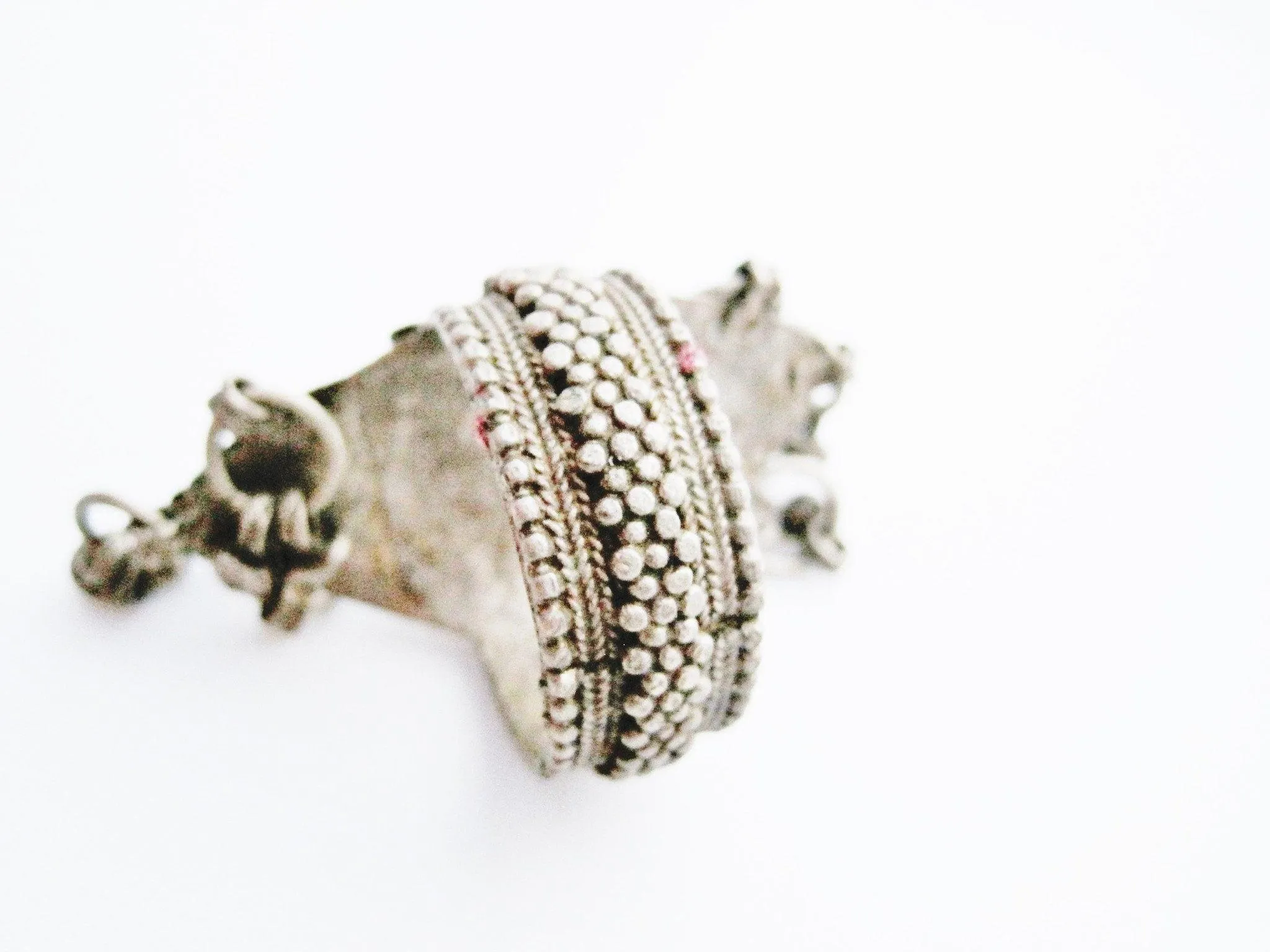 Vintage Bedouin Silver Yemeni Man Ring or Toe Ring
